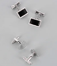 Trafalgar Esteban The Black Agate Cuff Links