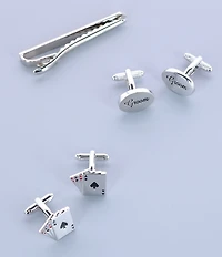 Trafalgar Four Of A Kind Novelty Card Game Cuff Links