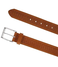 Trafalgar Grady 40mm Celt Scroll Embossed Leather Belt