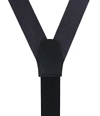 Trafalgar Leyton Diagonal Lined Tone On Tone Formal End Braces