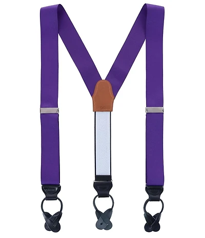Trafalgar Phoenix Grosgrain Non-Stretch Ribbon Button End Suspenders