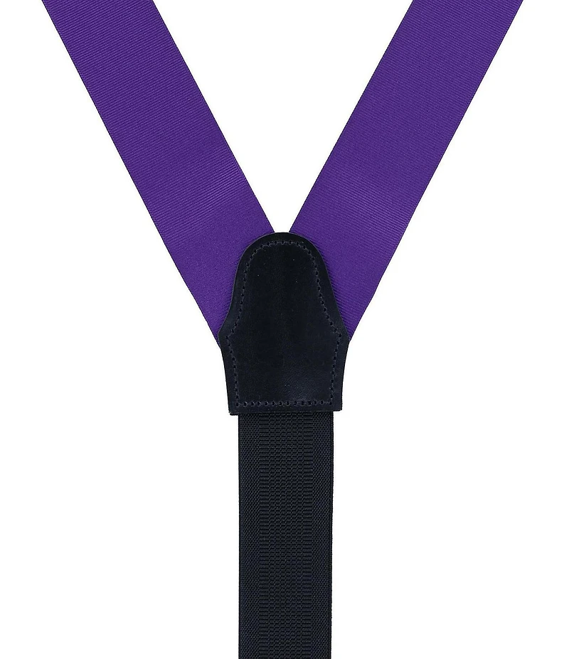 Trafalgar Phoenix Grosgrain Non-Stretch Ribbon Button End Suspenders