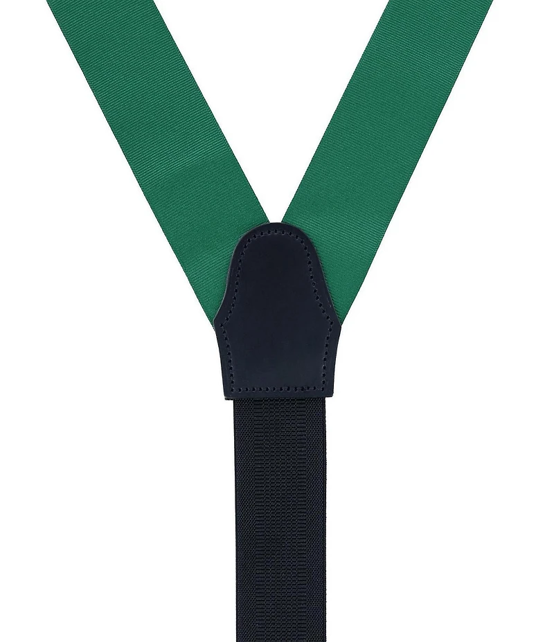 Trafalgar Phoenix Grosgrain Non-Stretch Ribbon Button End Suspenders