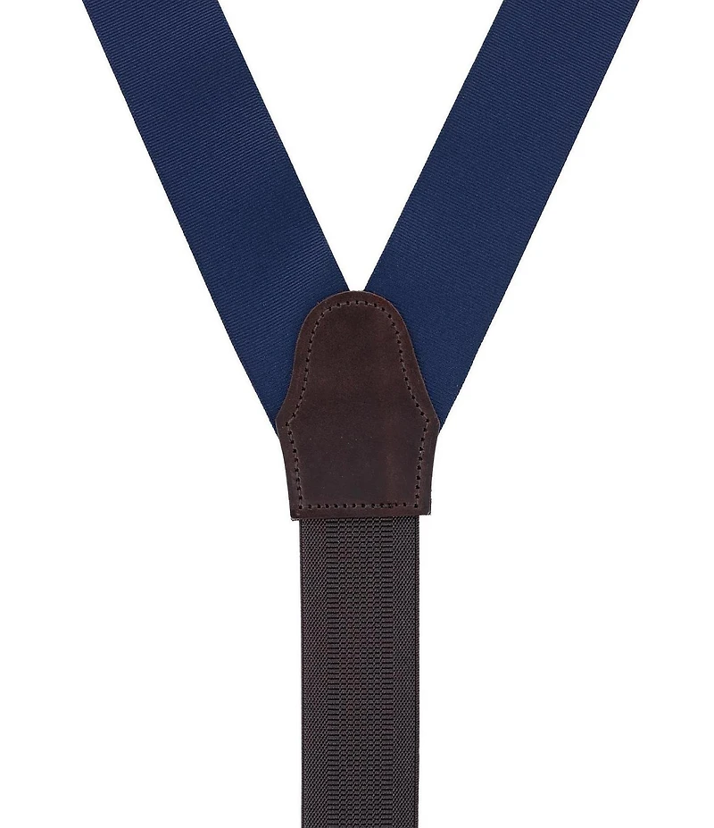 Trafalgar Phoenix Grosgrain Non-Stretch Ribbon Button End Suspenders