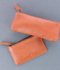 Trafalgar Sergio Leather Multimedia Zip Pouch