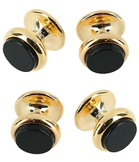 Trafalgar Sutton Genuine Onyx 4-Piece Tuxedo Stud Set