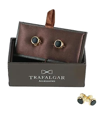 Trafalgar Sutton Genuine Onyx 4-Piece Tuxedo Stud Set