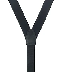 Trafalgar Sutton Solid Color Silk Formal End Suspenders