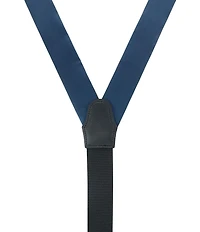 Trafalgar Sutton Solid Color Silk Formal End Suspenders