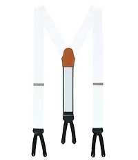 Trafalgar Sutton Solid Color Silk Formal End Suspenders