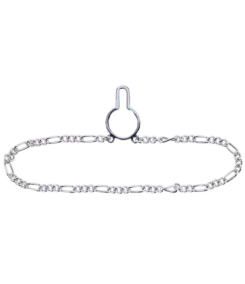 Trafalgar Sutton Sterling Silver Figaro Tie Chain
