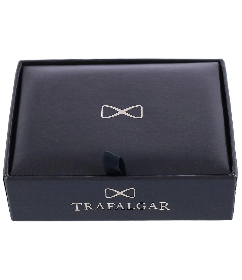 Trafalgar The Knigsley Rhodium And Czech Crystal Formal Cuffs & Links 6-Piece Set
