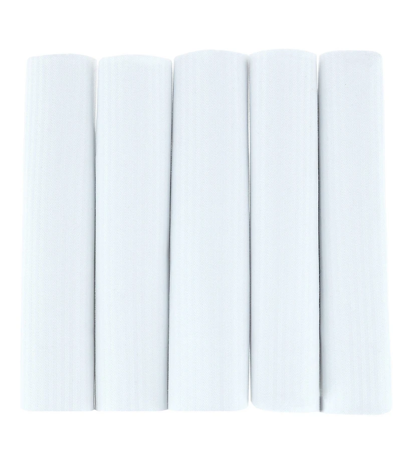 Trafalgar White Handkerchiefs 5-Pack
