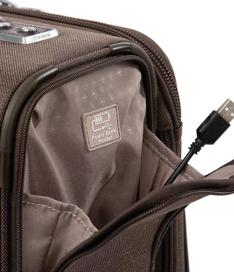 Travelpro Platinum Elite 21#double; Expandable Carry-On Spinner Suitcase