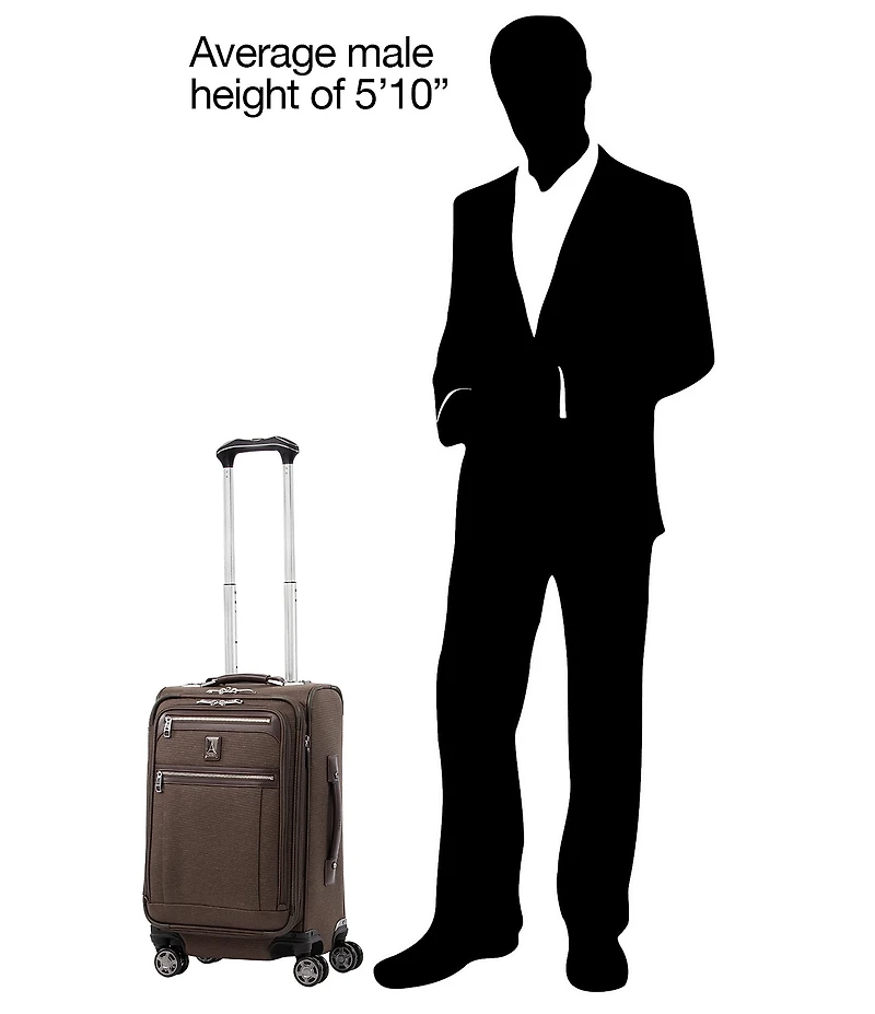 Travelpro Platinum Elite 21#double; Expandable Carry-On Spinner Suitcase