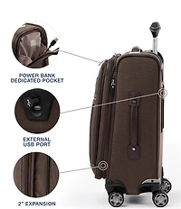 Travelpro Platinum Elite 21#double; Expandable Carry-On Spinner Suitcase