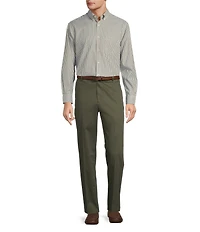 TravelSmart Classic Fit Flat Front Non-Iron Chino Pants