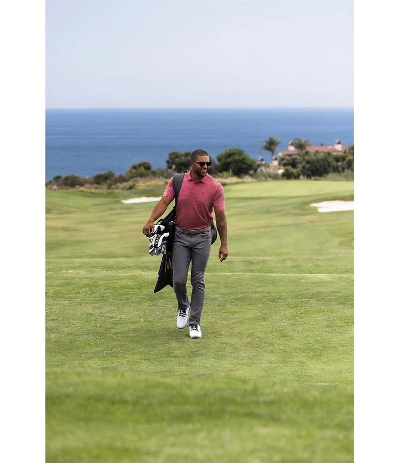 TravisMathew The Heater Performance Stretch Short Sleeve Polo Shirt