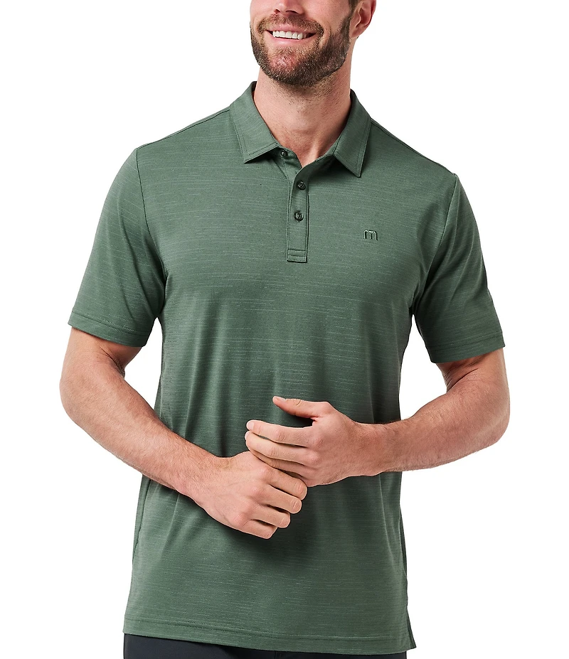 TravisMathew The Heater Performance Stretch Short Sleeve Polo Shirt