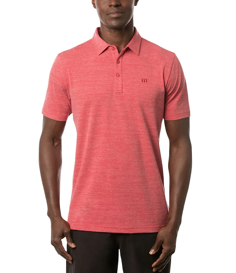 TravisMathew The Heater Performance Stretch Short Sleeve Polo Shirt