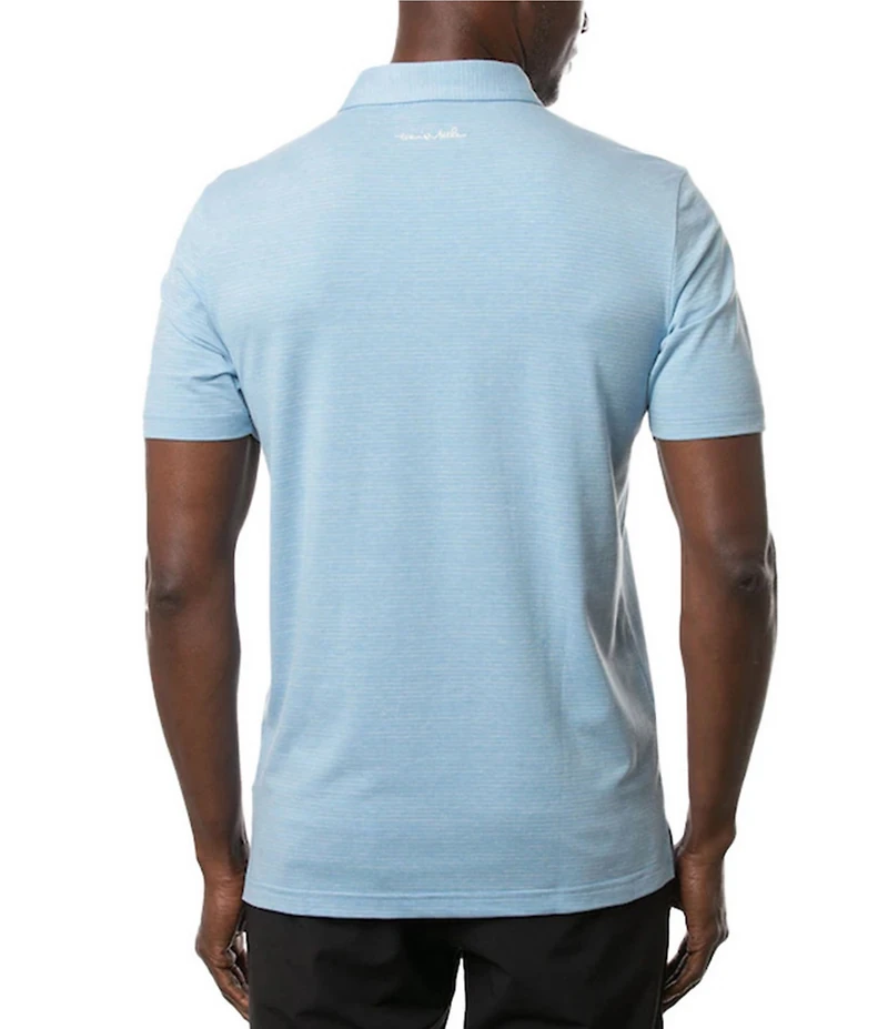 TravisMathew The Heater Performance Stretch Short Sleeve Polo Shirt
