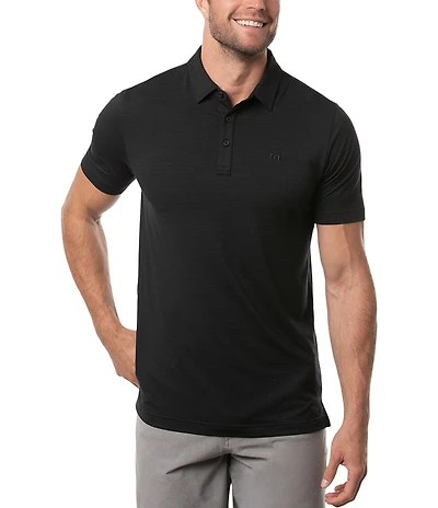 TravisMathew The Heater Performance Stretch Short Sleeve Polo Shirt