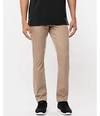 TravisMathew Flat-Front Open To Close Performance Stretch Pants