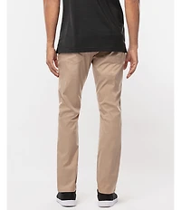 TravisMathew Flat-Front Open To Close Performance Stretch Pants
