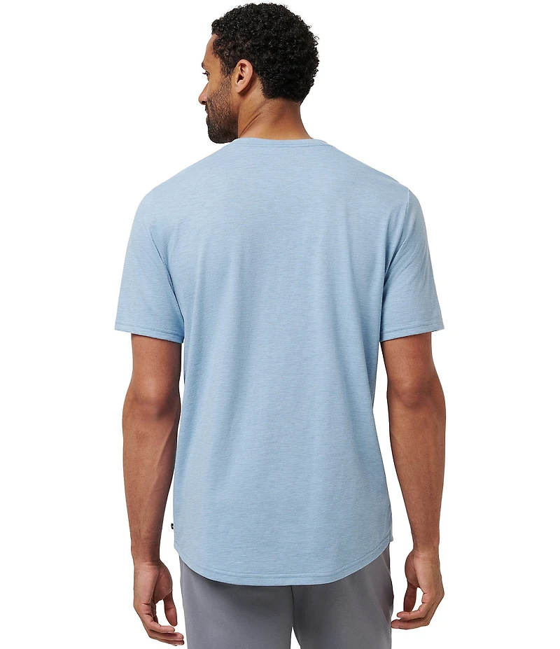 TravisMathew All Adrift Short Sleeve Henley Shirt