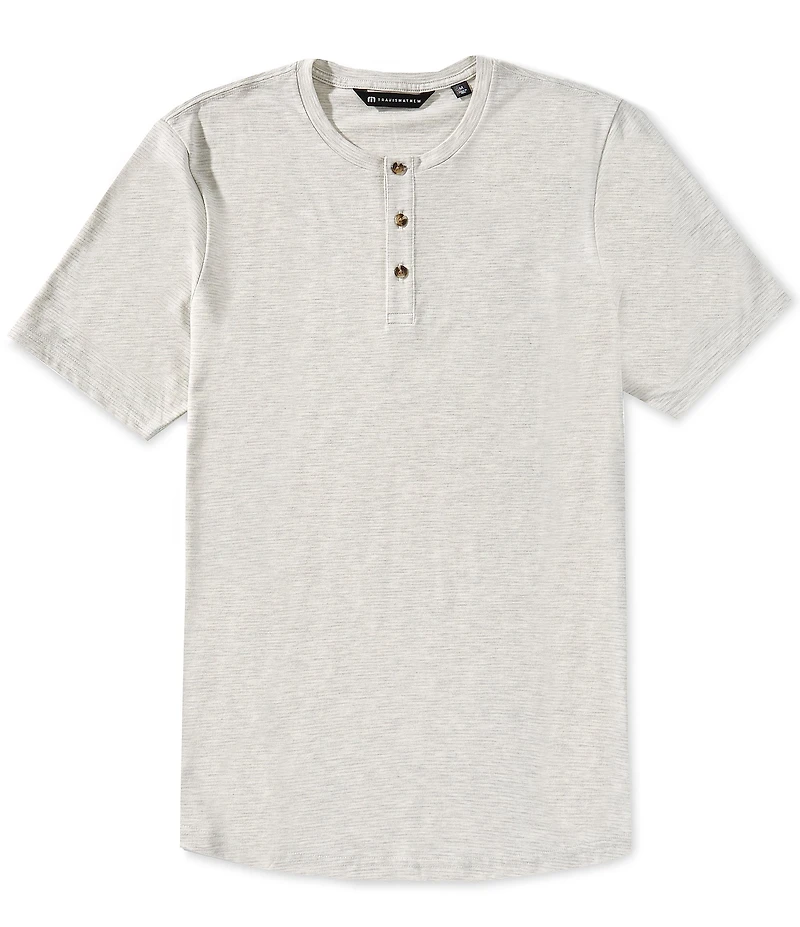 TravisMathew All Adrift Short Sleeve Henley Shirt