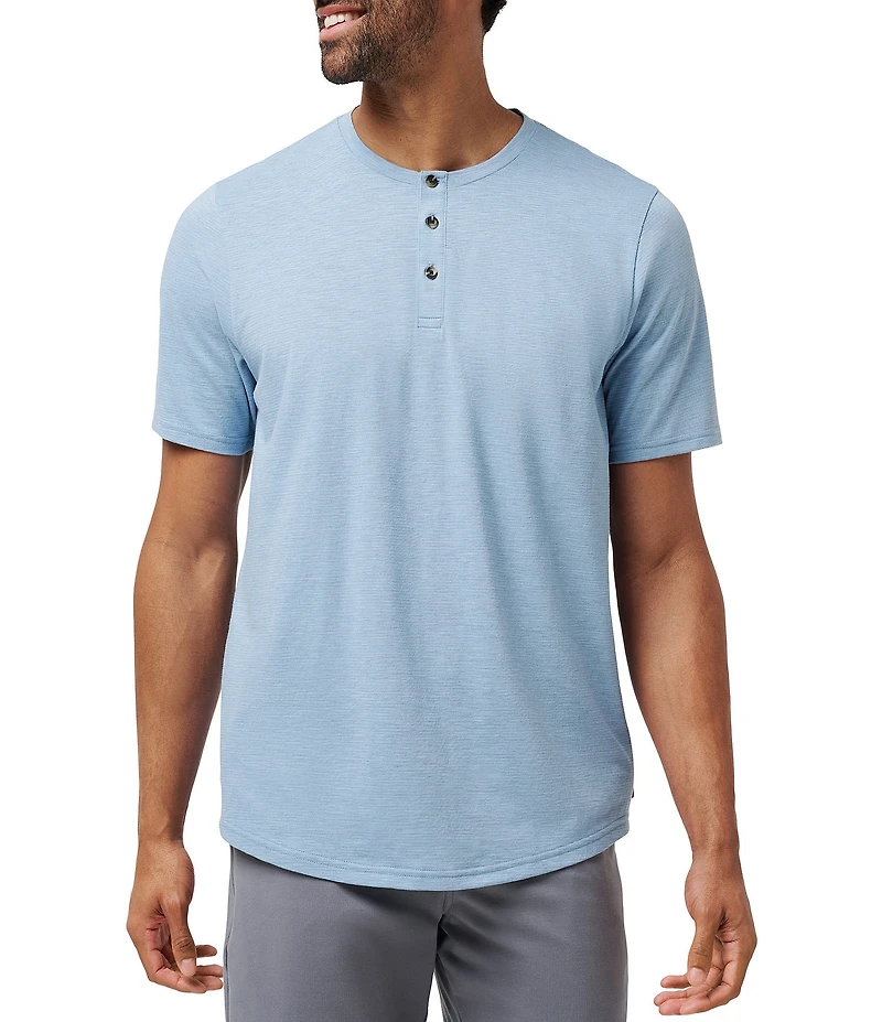 TravisMathew All Adrift Short Sleeve Henley Shirt