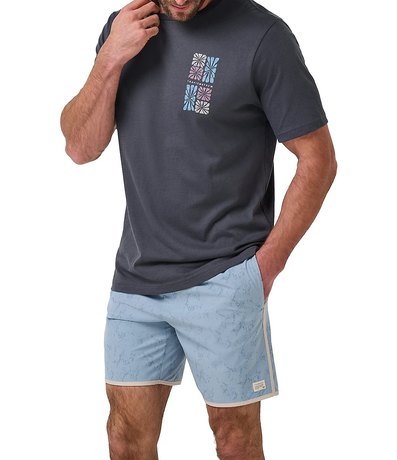 TravisMathew Beach Club E-Waist 7.5#double; Inseam Board Shorts