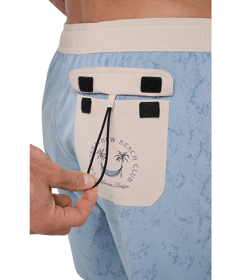 TravisMathew Beach Club E-Waist 7.5#double; Inseam Board Shorts