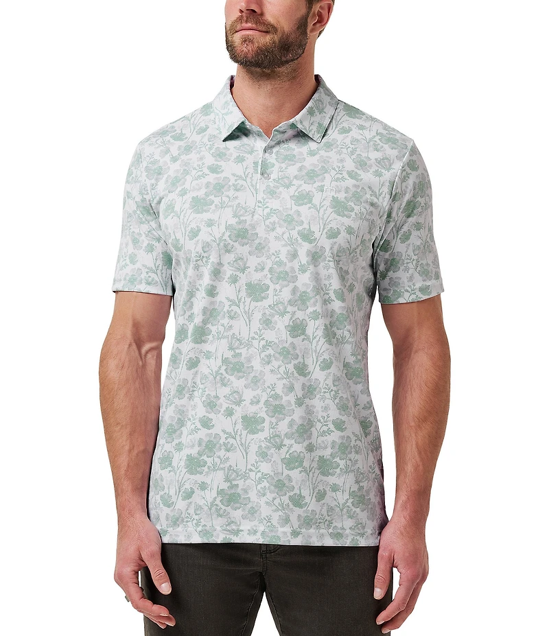 TravisMathew Been Abroad Short Sleeve Polo Shirt
