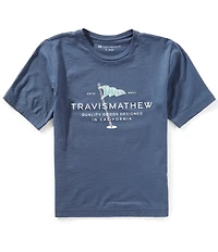TravisMathew Big Boys 8-12 Worth A Shot Graphic T-Shirt