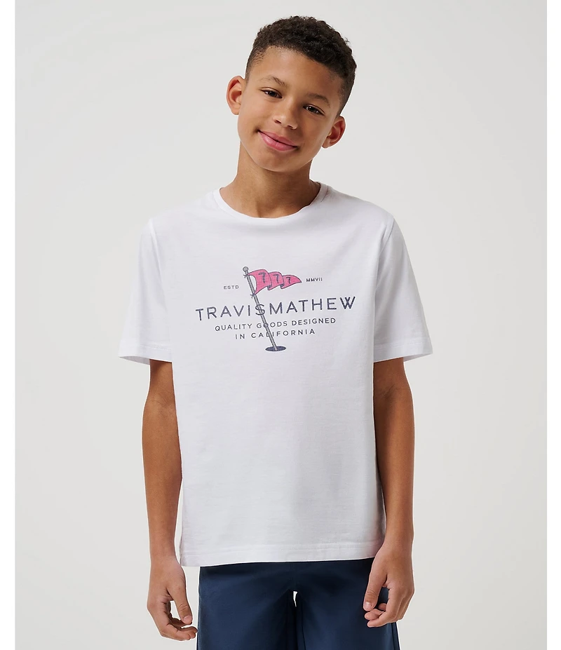 TravisMathew Big Boys 8-12 Worth A Shot Graphic T-Shirt