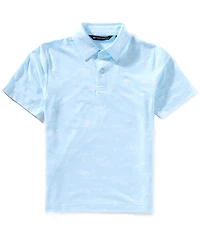 TravisMathew Big Boys Tropical Road Short Sleeve Polo Shirt