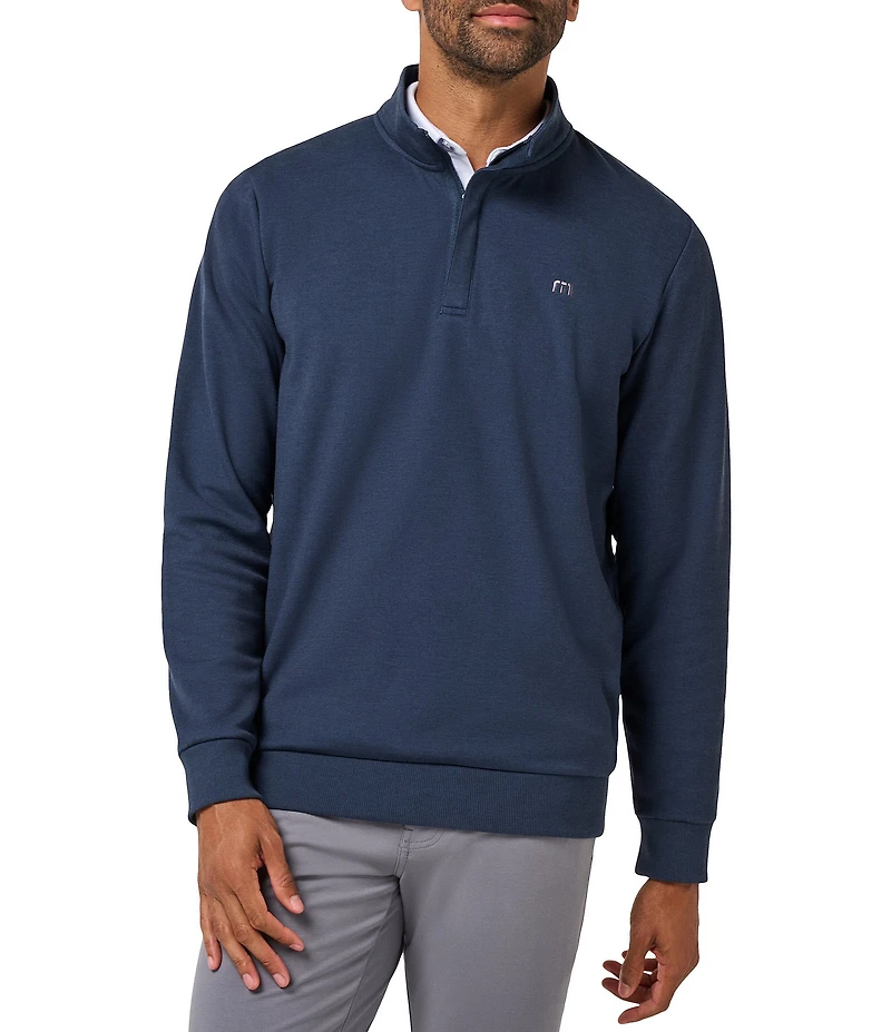 TravisMathew Cloud Quarter Zip 2.0 Fleece Pullover