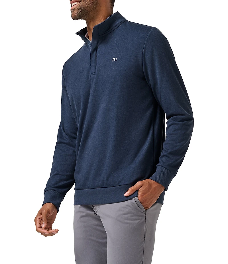 TravisMathew Cloud Quarter Zip 2.0 Fleece Pullover