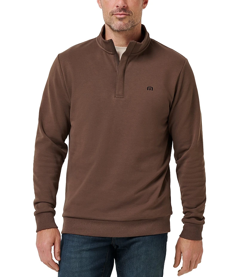 TravisMathew Cloud Quarter Zip 2.0 Fleece Pullover