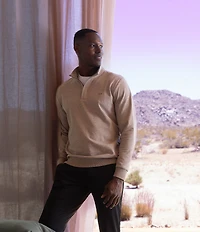 TravisMathew Cloud Quarter Zip 2.0 Fleece Pullover