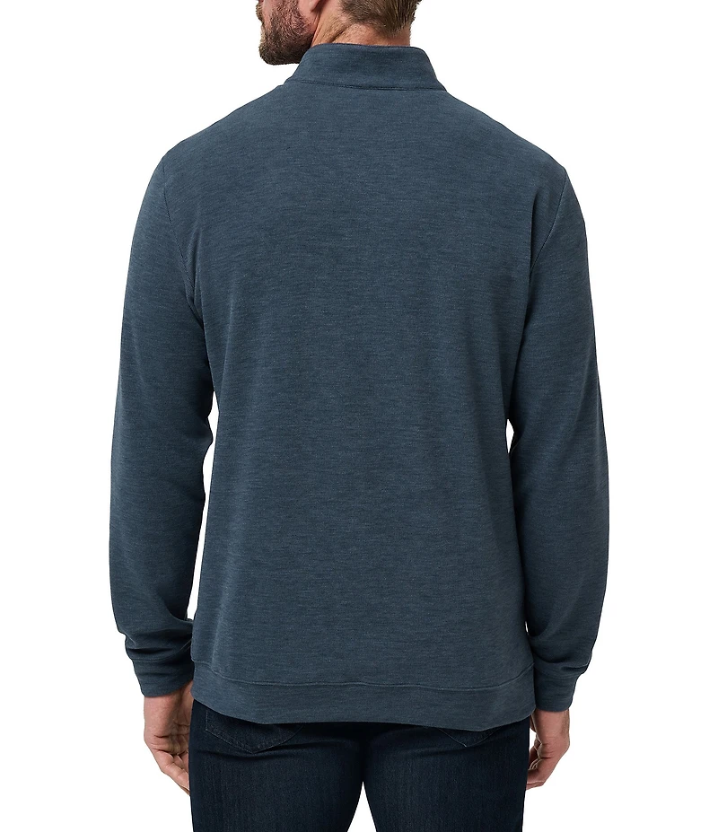TravisMathew Cloud Sweater Quarter Zip Pullover