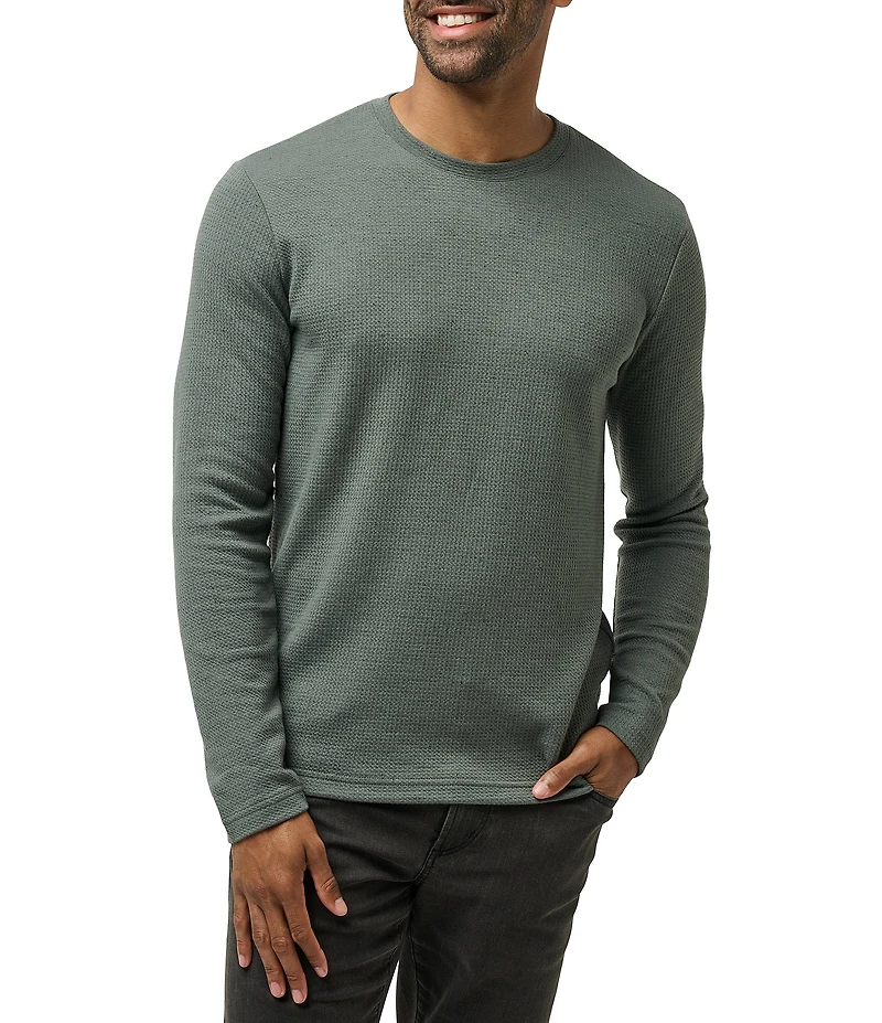 TravisMathew Cloud Waffle Crew Shirt