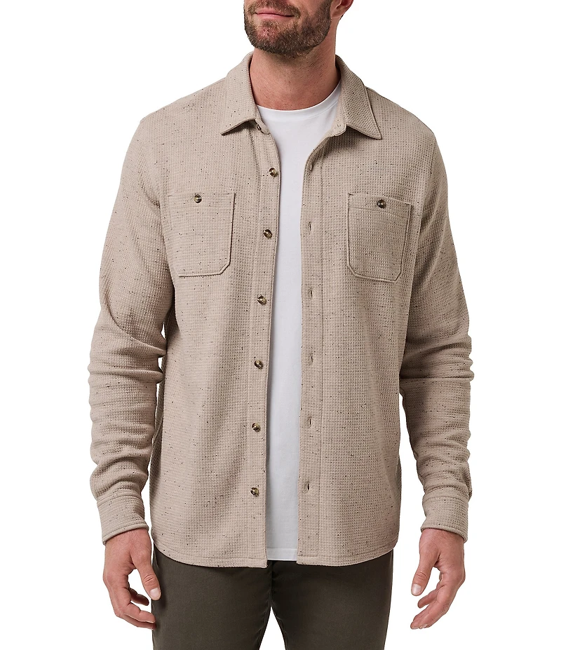 TravisMathew Cloud Waffle Shirt Jacket