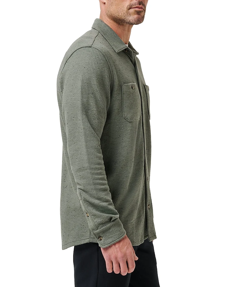 TravisMathew Cloud Waffle Shirt Jacket