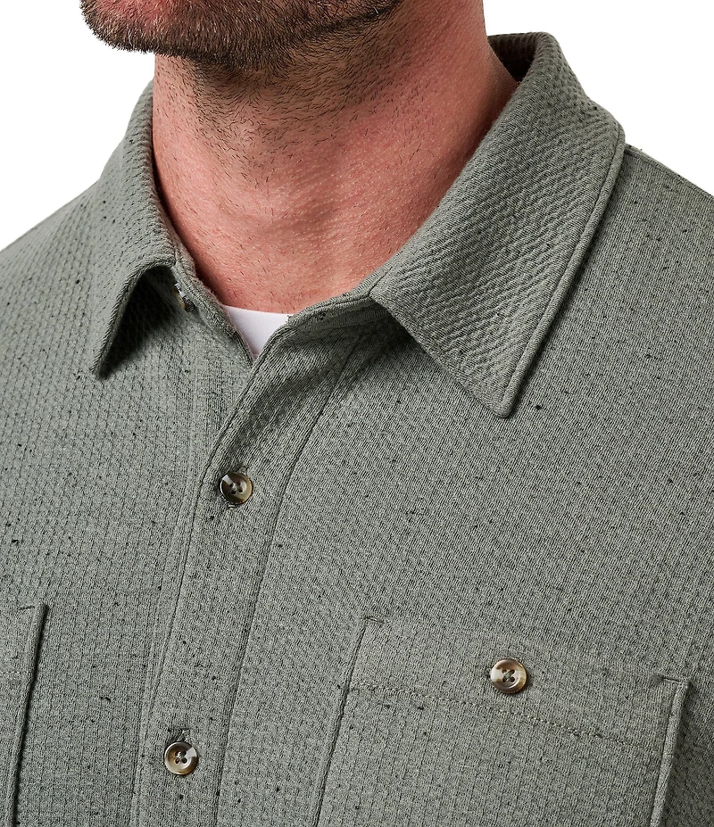 TravisMathew Cloud Waffle Shirt Jacket