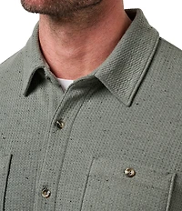 TravisMathew Cloud Waffle Shirt Jacket