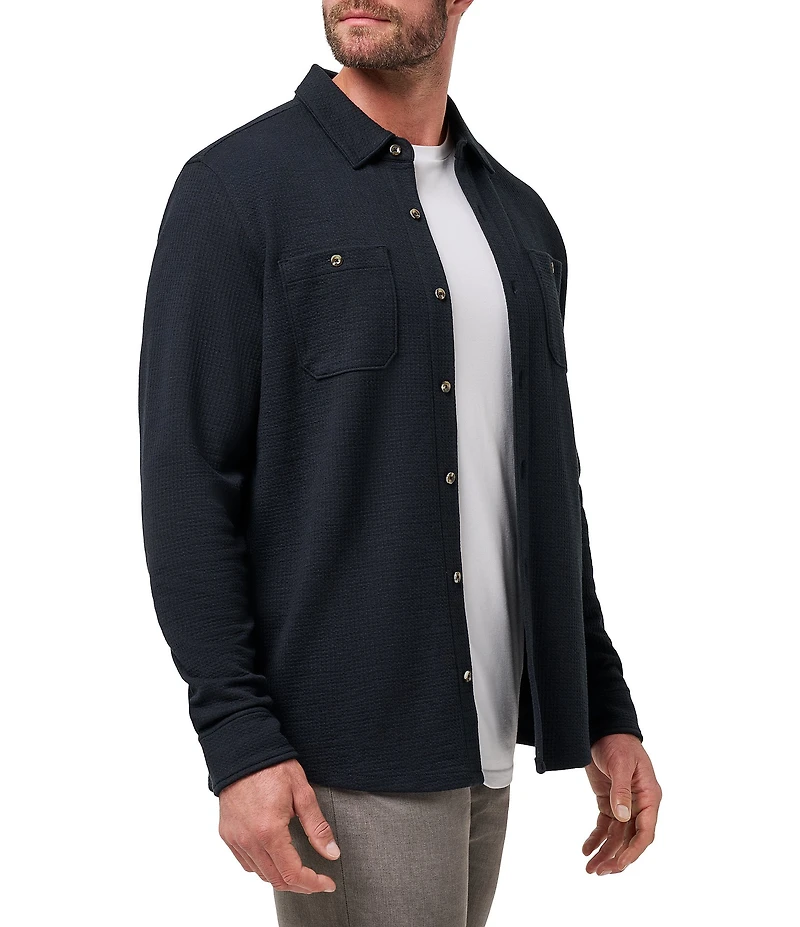 TravisMathew Cloud Waffle Shirt Jacket