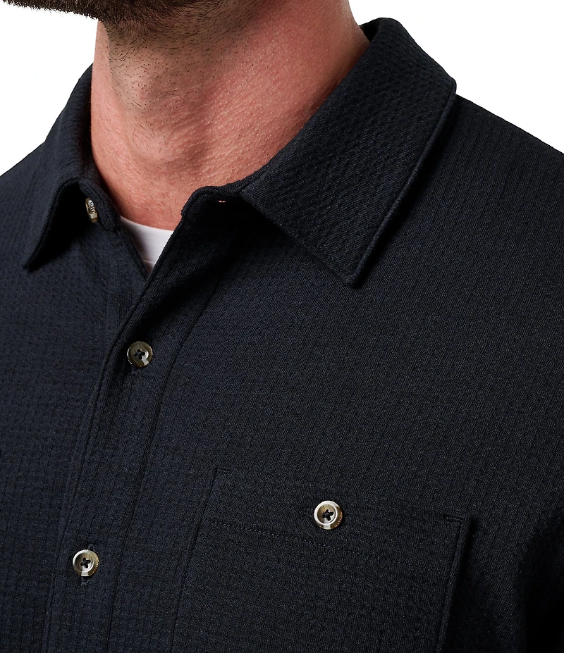 TravisMathew Cloud Waffle Shirt Jacket