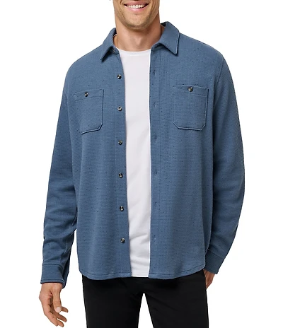 TravisMathew Cloud Waffle Shirt Jacket